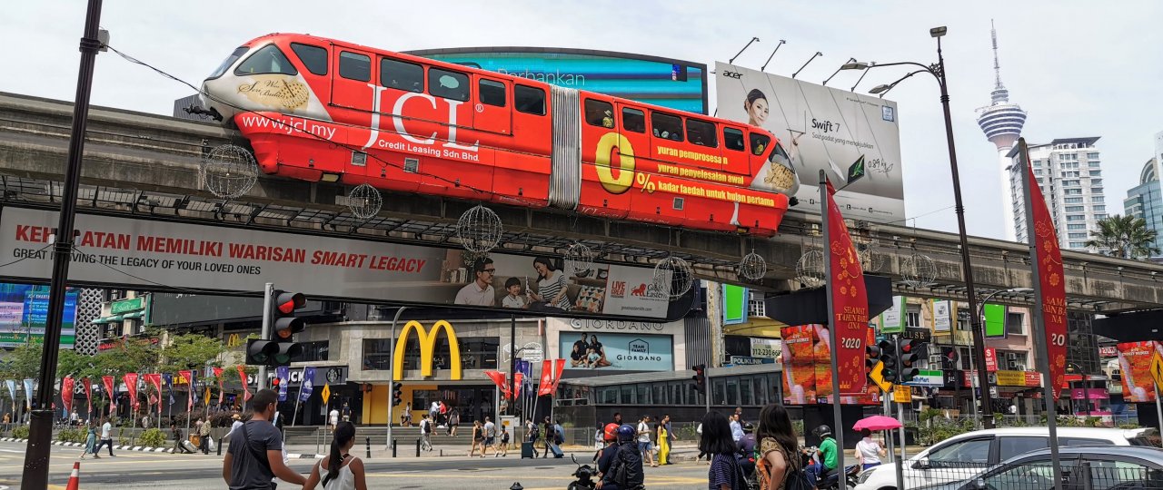 【2020年版】徹底解説！マレーシア・クアラルンプールの公共交通機関と乗り方