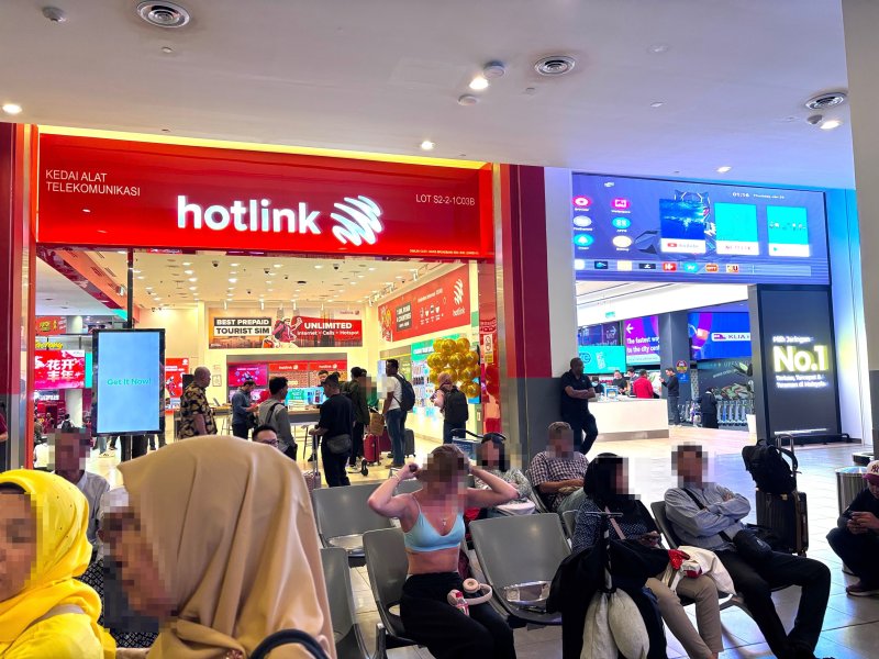 マレーシア,SIM,airport